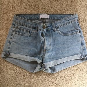 American Apparel Denim Shorts
